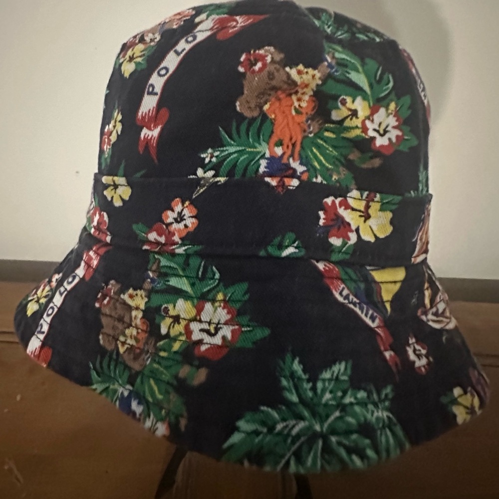 Polo by Ralph Lauren Kids Floral Bucket Hat - Black